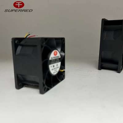 AWG26 リードワイヤ / シグナル出力オプションの長持ち12V DC コンピュータファン