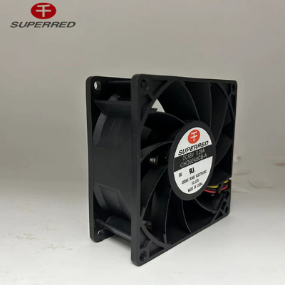 0.2A 電流DCCPファン 効率的な冷却のために3Pinコネクタ付き 黒色
