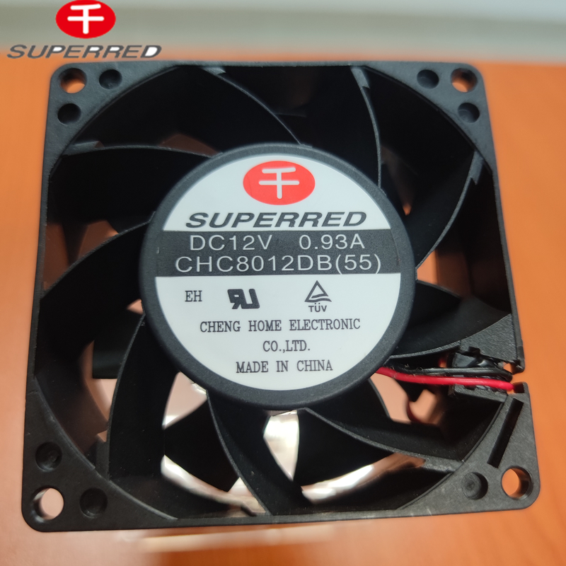 効率的でコンパクトな12V DC CPU扇風機 3ピン接続器付きプラスチックPBT製
